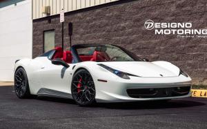 Ferrari 458 Spider by Designo Motoring on Vossen Wheels (S17-01) 2019 года